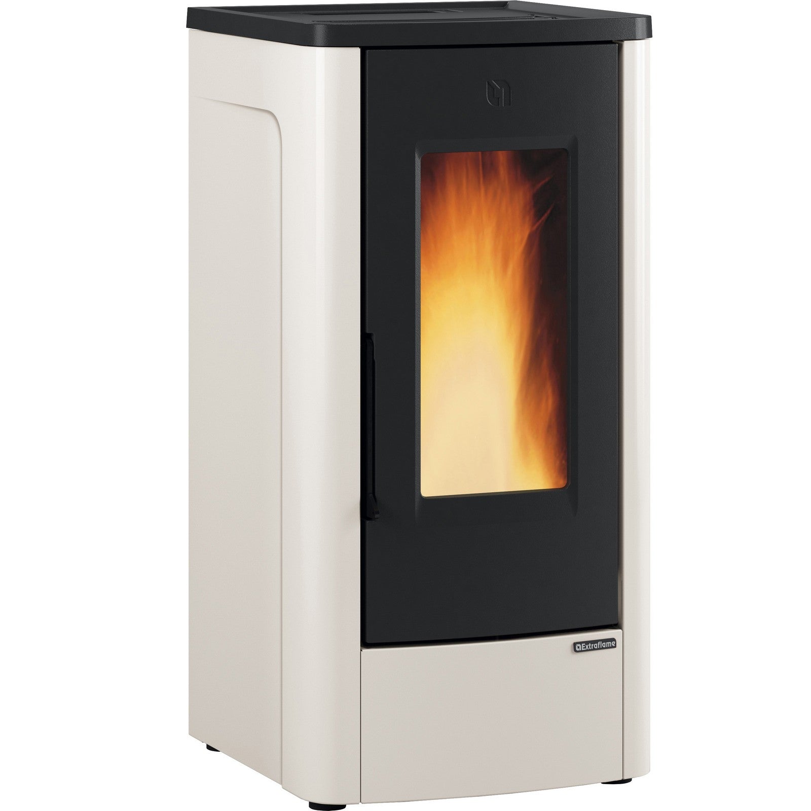 stufa pellet 11 kw dahiana plus vfs canalizzata avorio cod:ferx.695