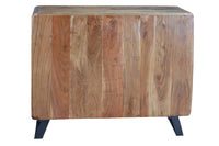 Buffet in legno riciclato multicolore