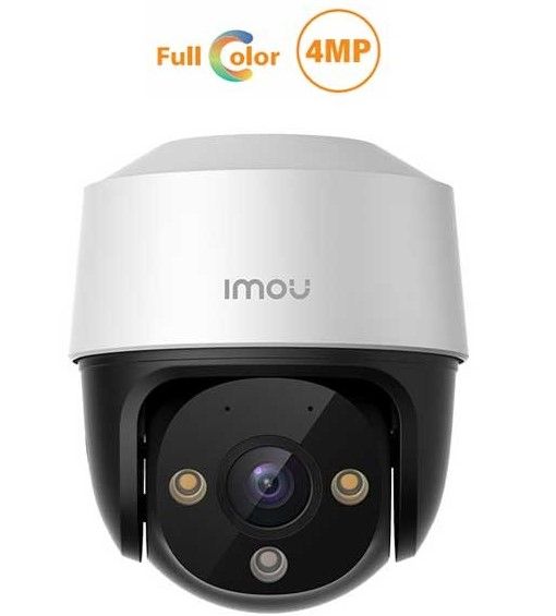 Imou ipc-s41fap telecamera ip di dideosorveglianza da esterno 4mp 30 m infrarossi visione notte a colori ip66 microfono e faretti led incorporati slot micro sd bianco - IPC-S41FAP-0360B-IMOU