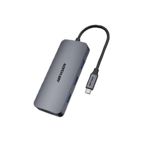 Hub hikvision hdmi, vga, usb 3.0*3,usb-c, sd,tf - hs-hub-ds8 - 311602999