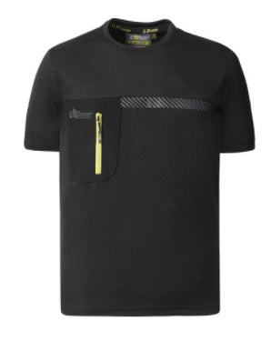 UPOWER T-SHIRT CHRISTAL BLACK CARBON TG.L ESTIVA