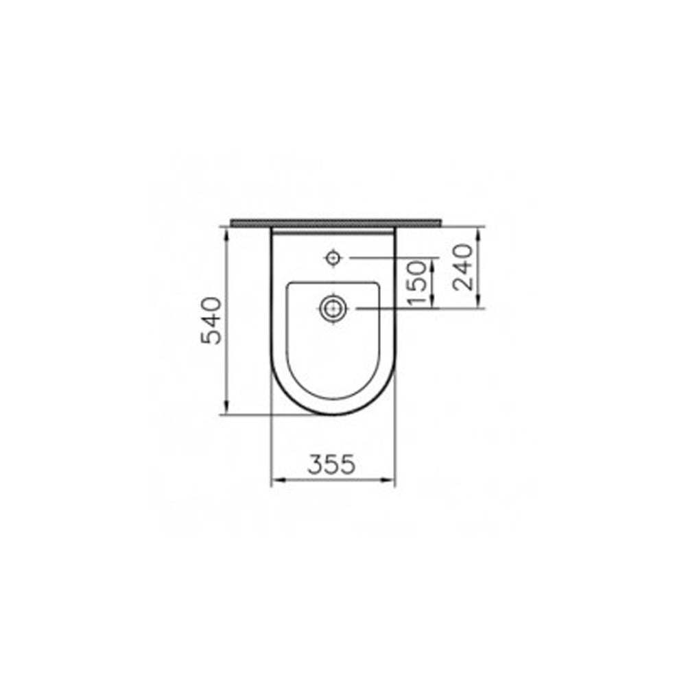 Bidet a pavimento bianco vitra s50 *** confezione 1