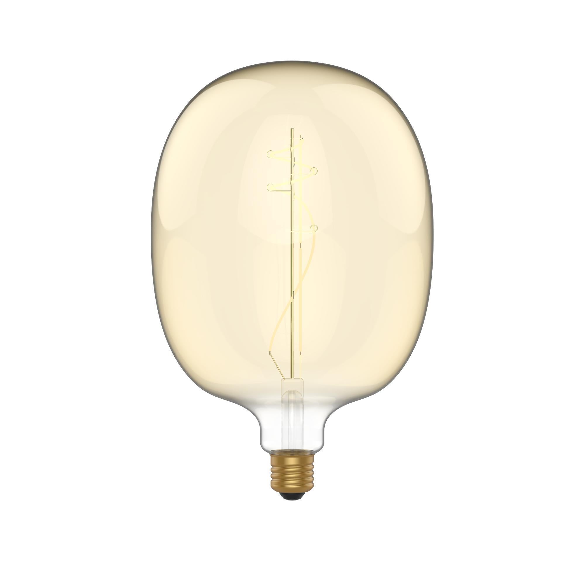 Lampadina led vintage con finitura oro