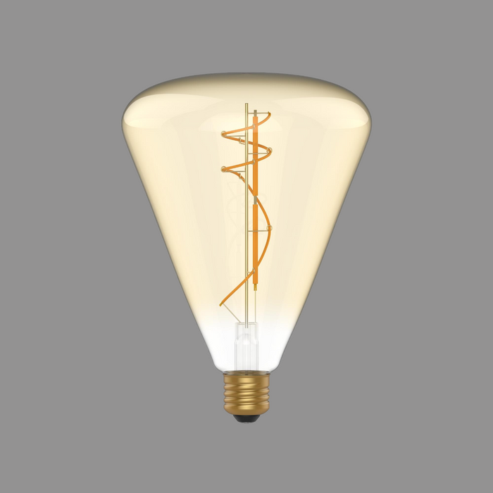 Lampadina led vintage con finitura oro