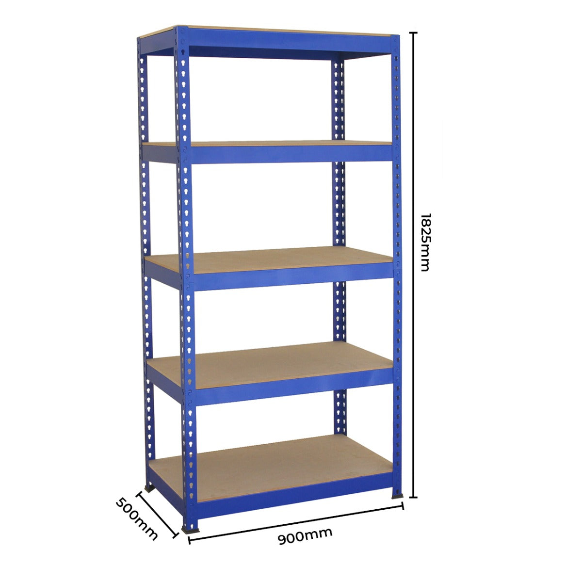 Scaffali da Garage Q-Rax ad Incastro Scaffalature da Officina Magazzino - Blu