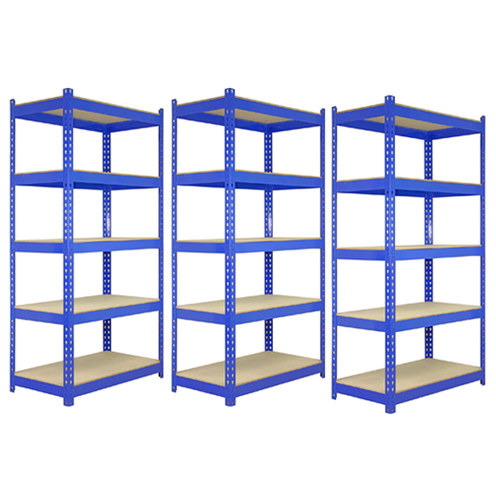 Scaffali da Garage Q-Rax ad Incastro Scaffalature da Officina Magazzino - Blu