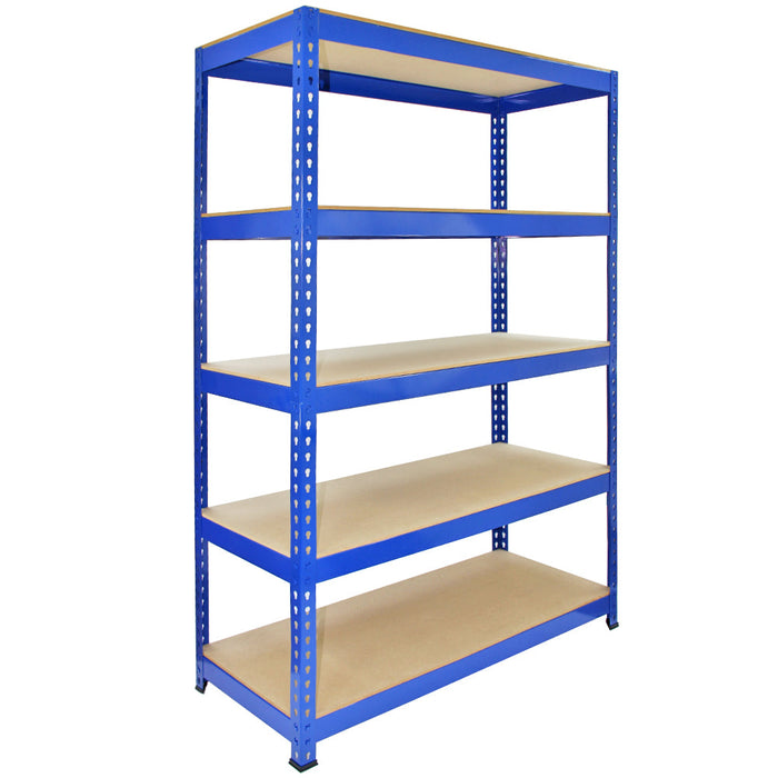 Scaffali da Garage Q-Rax ad Incastro Scaffalature da Officina Magazzino - Blu