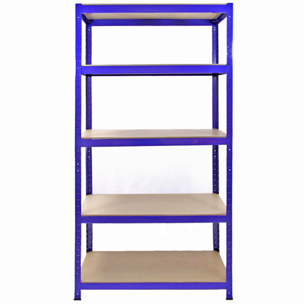 Scaffale da Garage ad Incastro T-Rax - Blu - 90cm x 45cm - 3 Pezzi con Connettori