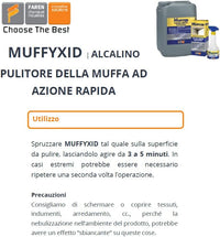 Kit 6 pz Mufficida spray Faren Muffyxid elimina muffe muschi alghe antimuffa rimuovi macchie