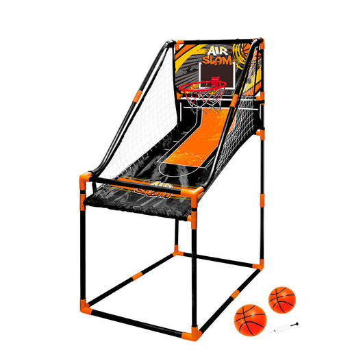 Canestro da Basket 62x91x145 cm Arcade Air Slam Nero Arancio