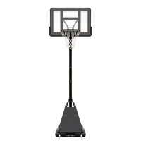 Canestro da Basket Esterno Altezza Allungabile 245-305 cm Base Zavorrabile Nero