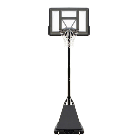 Canestro da Basket Esterno Altezza Allungabile 245-305 cm Base Zavorrabile Nero