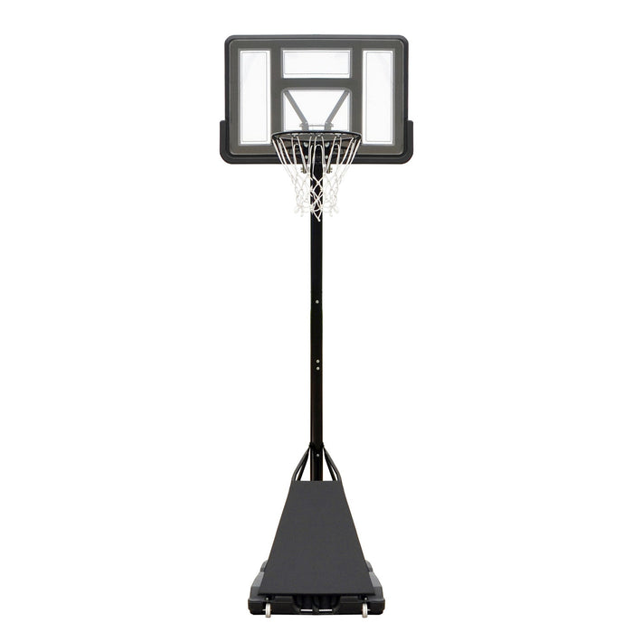 Canestro da Basket Esterno Altezza Allungabile 245-305 cm Base Zavorrabile Nero