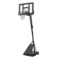 Canestro da Basket Esterno Altezza Allungabile 245-305 cm Base Zavorrabile Nero