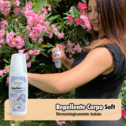 Spray corpo no-gas "Reppellent Soft -Lozione" 2 Pezzi 