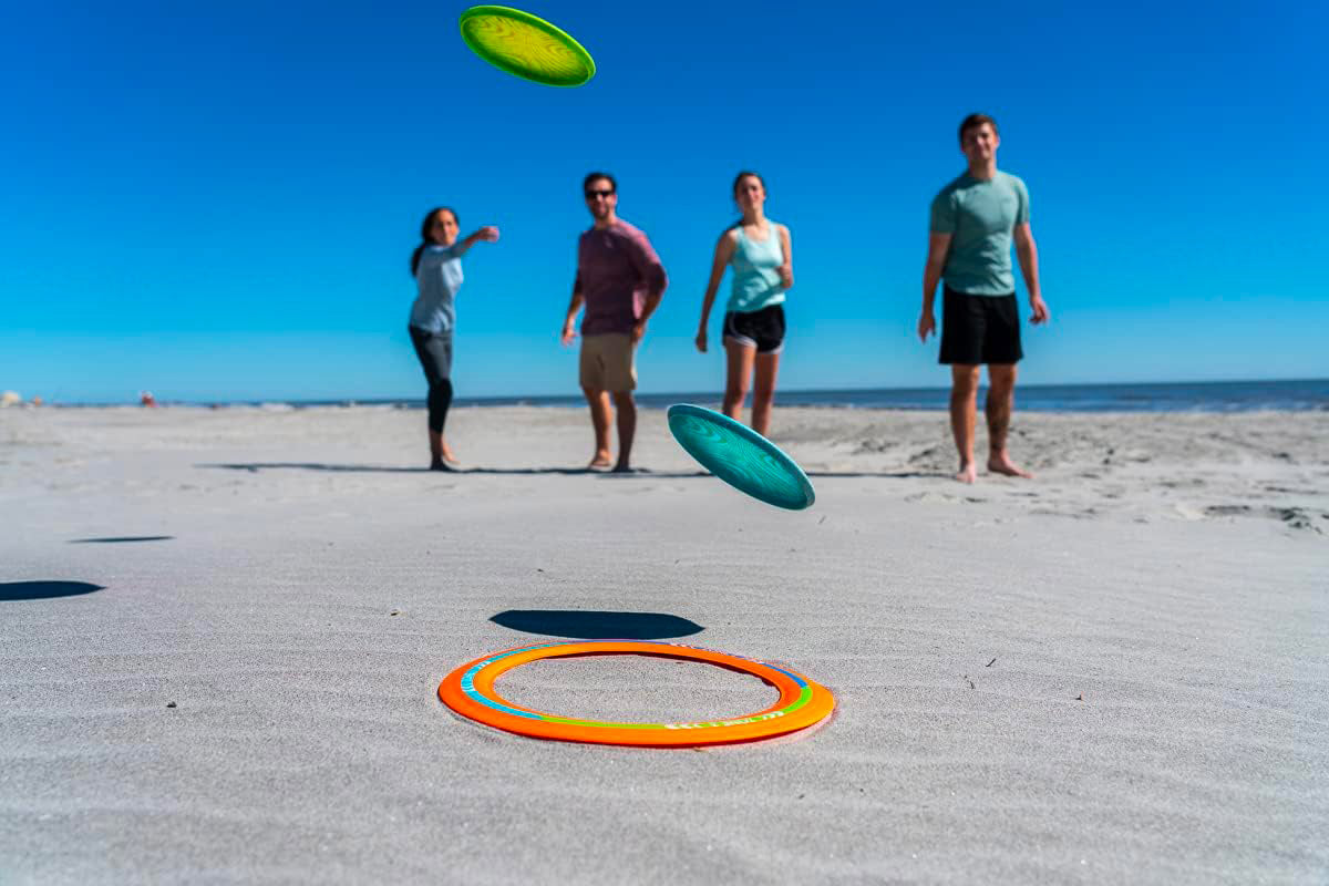 Gioco Ibrido tra Bocce e Disc Golf da Esterno per Bambini e Adulti Waboba Backnine