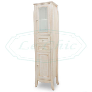 Colonna bagno decape' decapato 170 cm in legno