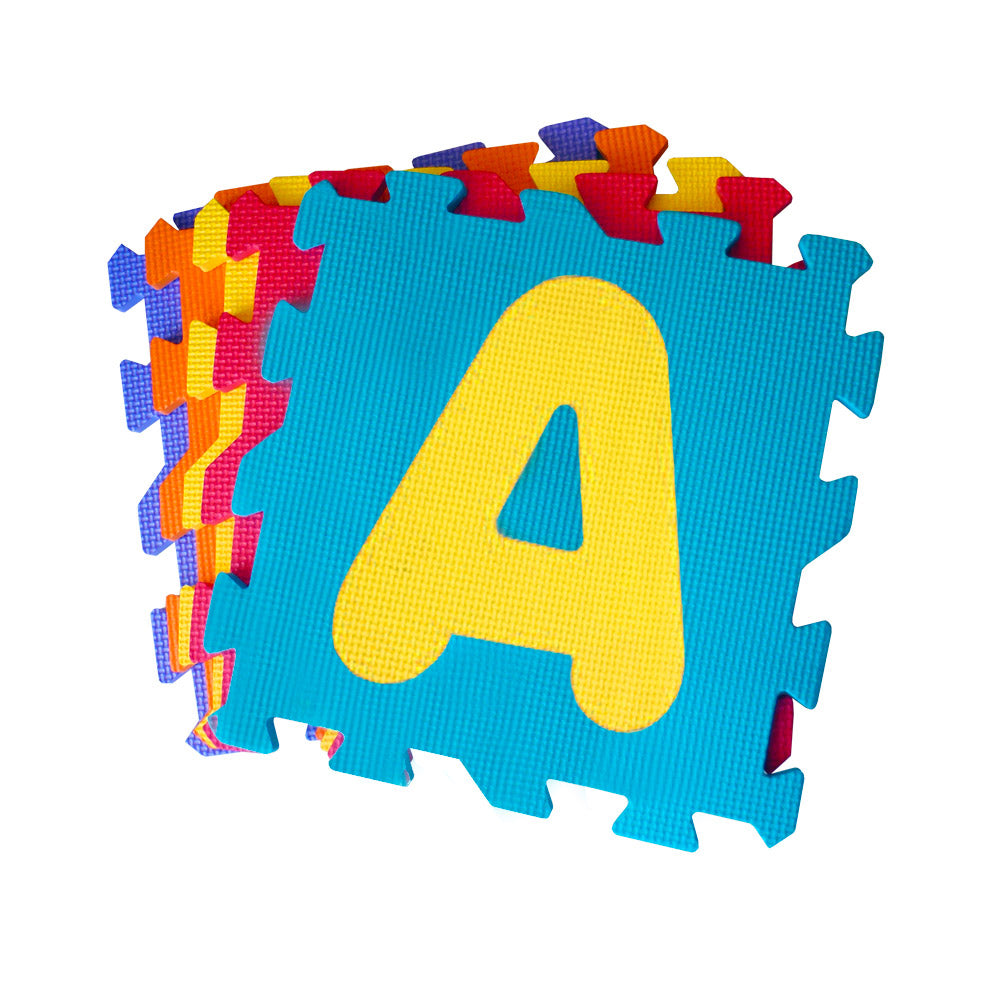 Tappeto Puzzle 5pz per Bambini Componibile Lettere Multicolore