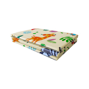 Tappeto Morbido per Bambini 200x150x1 cm Pieghevole Foresta Multicolore