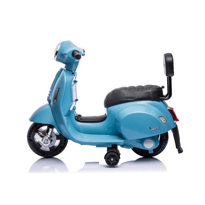 Piaggio Mini Vespa GTS Elettrica 6V per Bambini Azzurra