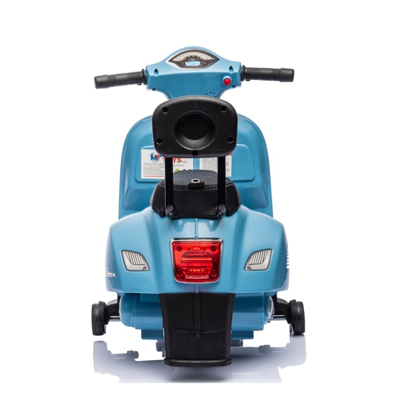 Piaggio Mini Vespa GTS Elettrica 6V per Bambini Azzurra