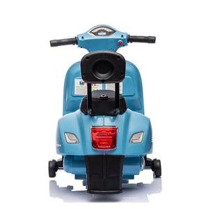 Piaggio Mini Vespa GTS Elettrica 6V per Bambini Azzurra