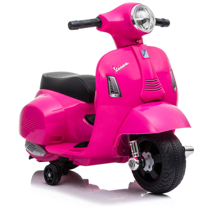 Piaggio Mini Vespa GTS Elettrica 6V per Bambini Rosa