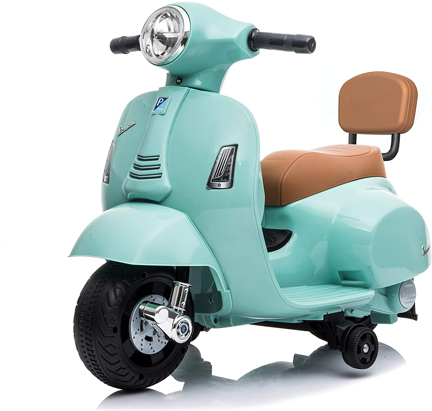 Piaggio Mini Vespa GTS Elettrica 6V per Bambini Verde