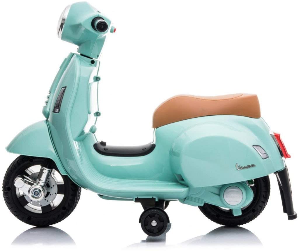 Piaggio Mini Vespa GTS Elettrica 6V per Bambini Verde