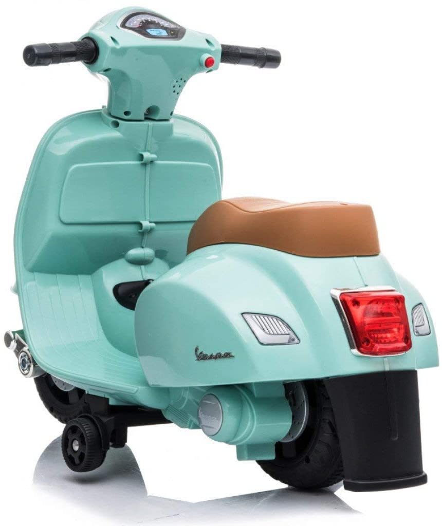 Piaggio Mini Vespa GTS Elettrica 6V per Bambini Verde