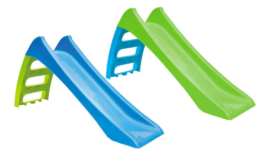 Scivolo 3 Gradini 116x62,5x36 cm in Plastica Azzurro o Verde