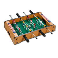 Calciobalilla da Tavolo 51x31x10 cm  2 vs 2 Marrone Chiaro