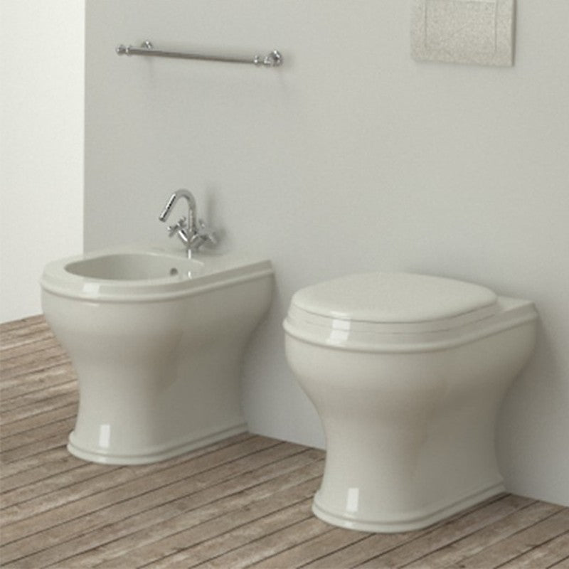 Sanitari classici filoparete Ceramica Azzurra Charme wc bidet sedile soft close