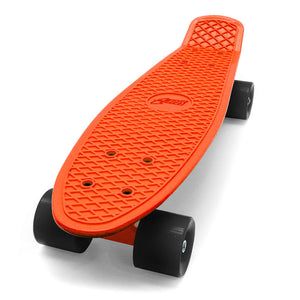 Skateboard con Tavola 57 cm in PP Street Cruizer Azzurro Arancio e Giallo