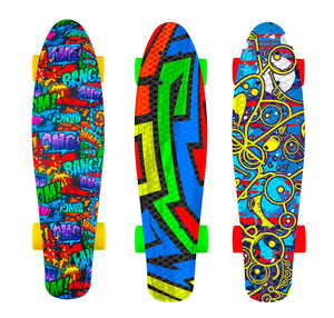 Skateboard con Tavola 57 cm in PP Kolor Multicolore