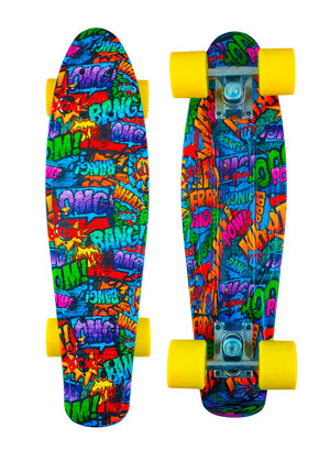 Skateboard con Tavola 57 cm in PP Kolor Multicolore