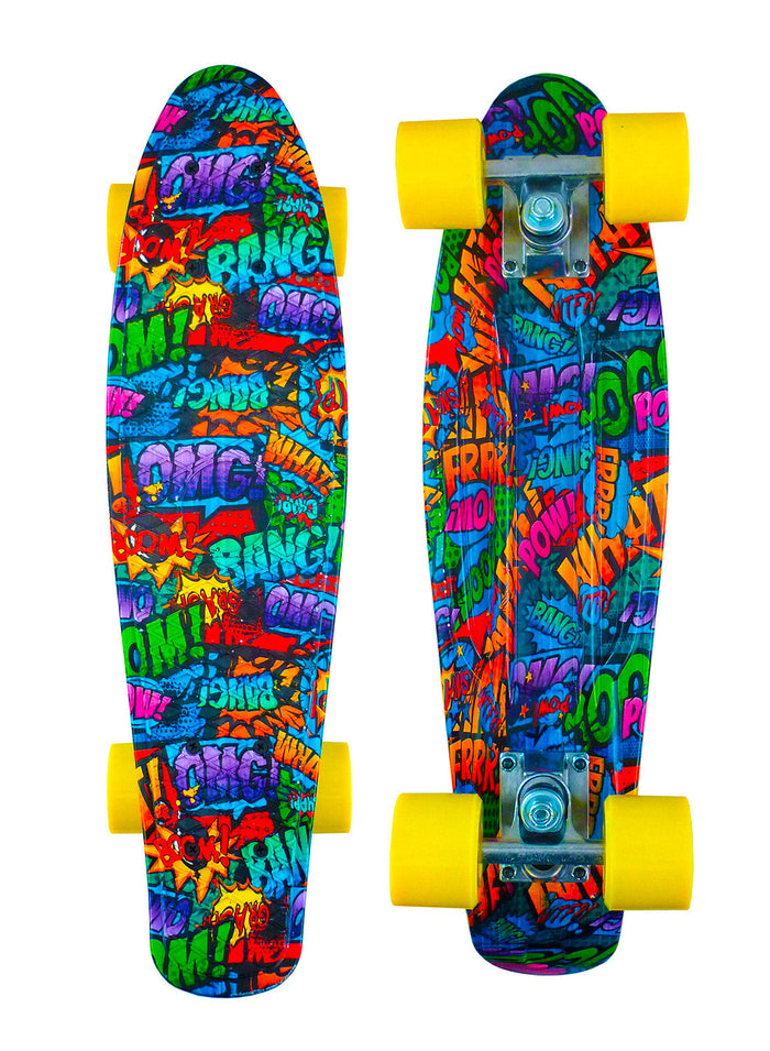 Skateboard con Tavola 57 cm in PP Kolor Multicolore