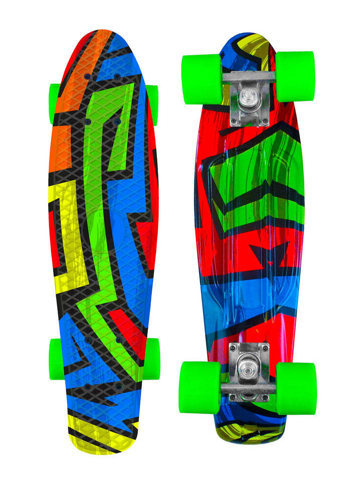 Skateboard con Tavola 57 cm in PP Kolor Multicolore