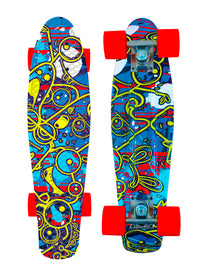 Skateboard con Tavola 57 cm in PP Kolor Multicolore