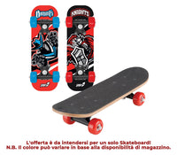 Skateboard con Tavola 43 cm in Legno Concava Foot Multicolore