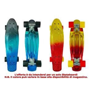 Skateboard con Tavola 57 cm in PP Shade Multicolore