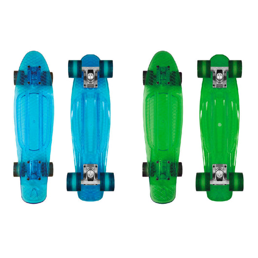 Skateboard con Tavola 57 cm in PP Vitro Blu e Verde