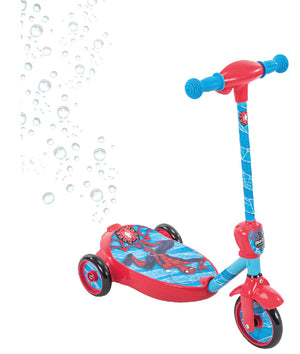 Monopattino Elettrico 3 Ruote per Bambini Sparabolle con Licenza Marvel Spiderman