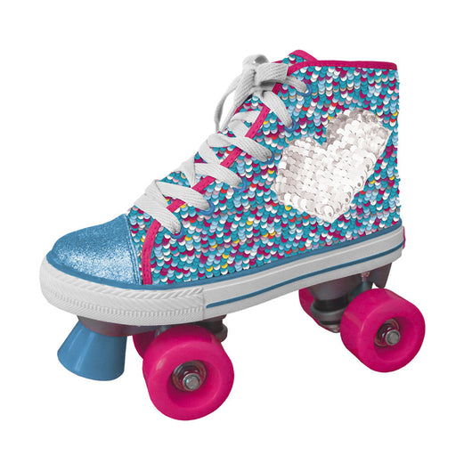 Pattini Classici con Scarpa Sneaker con Paillettes Misura 29-30 Freno a Tampone Frozen