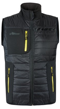 UPOWER GILET WALL BLACK CARBON TG. M INVERNALE