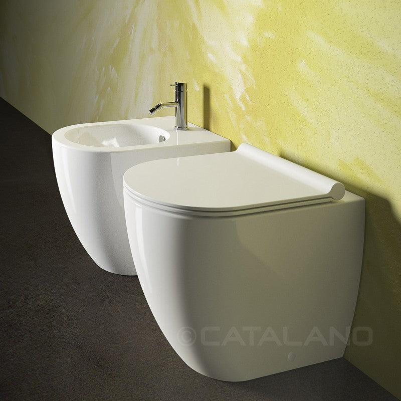 Sanitari Filoparete Ceramica Catalano Sfera 54 WC, bidet e sedile soft close