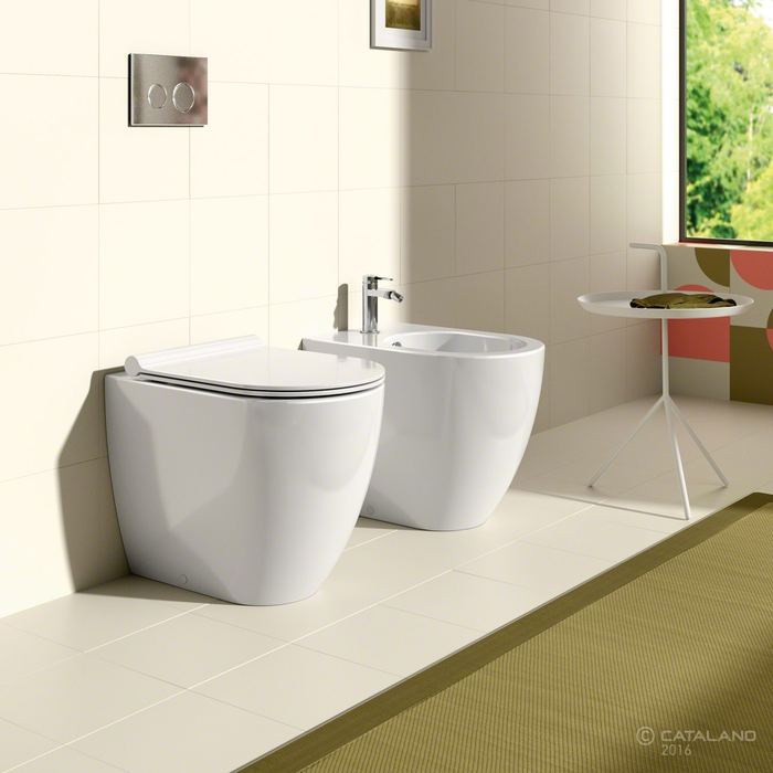 Sanitari Filoparete Ceramica Catalano Sfera 54 WC, bidet e sedile soft close