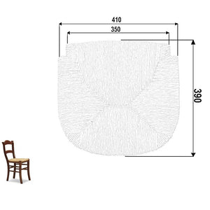 Ricambio per sedia modello C 2000 in paglia di riso