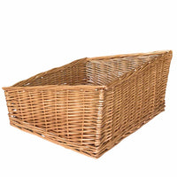 Cesta espositore portapane in vimini rettangolare cm 49 x 33 h 21 