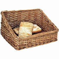 Cesta espositore portapane in vimini rettangolare cm 49 x 33 h 21 